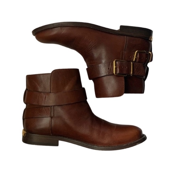 Authentic Burberry brown leather Ankle Boots with box and dust bag - Picture 2 of 10